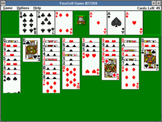 FreeCell (Microsoft Entertainment Pack 2)